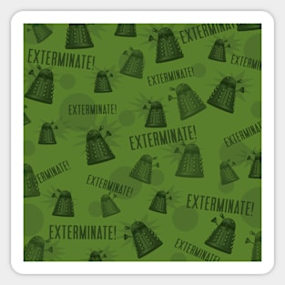 Daleks - Green Sticker